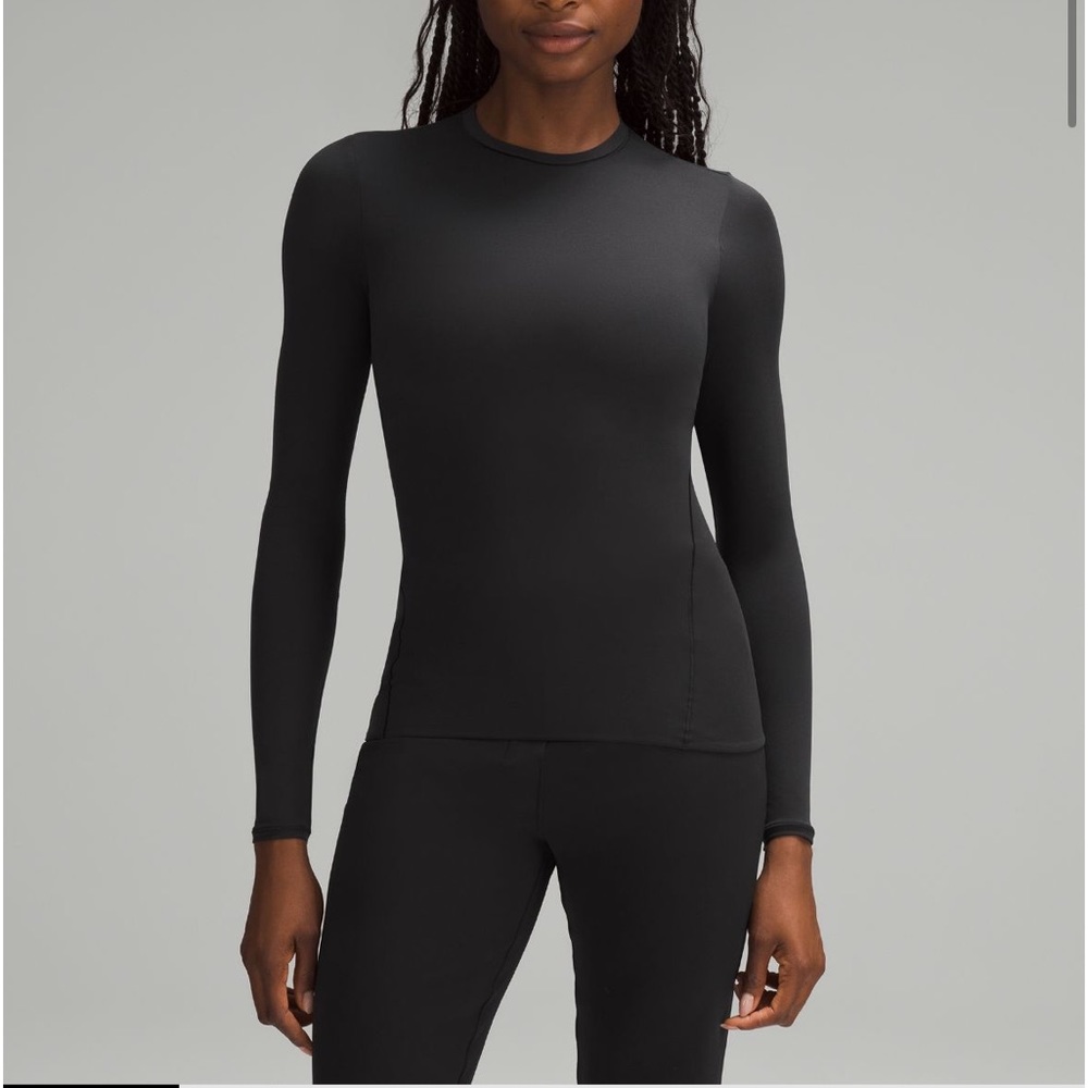 Lululemon wundermost ultra soft nulu crewneck long sleeve  shirt size Large